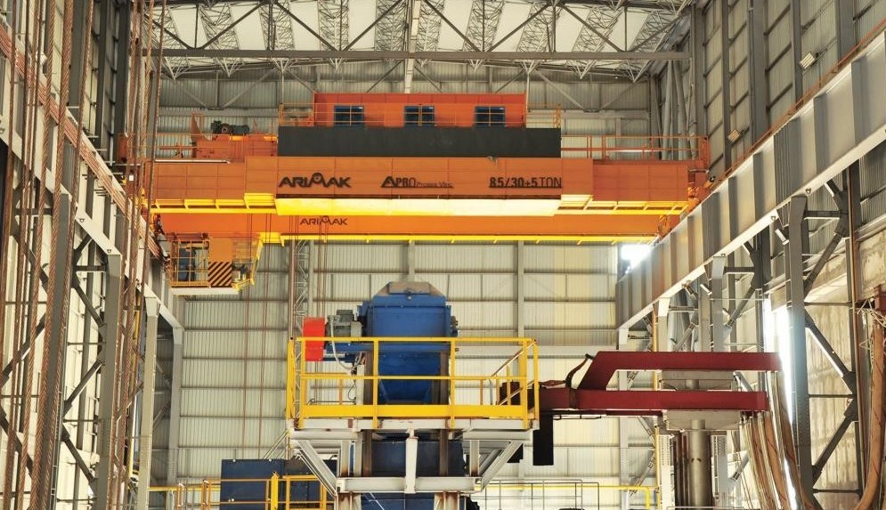 ARIMAK 85/30+5 ton çift kirişli proses köprü vinç